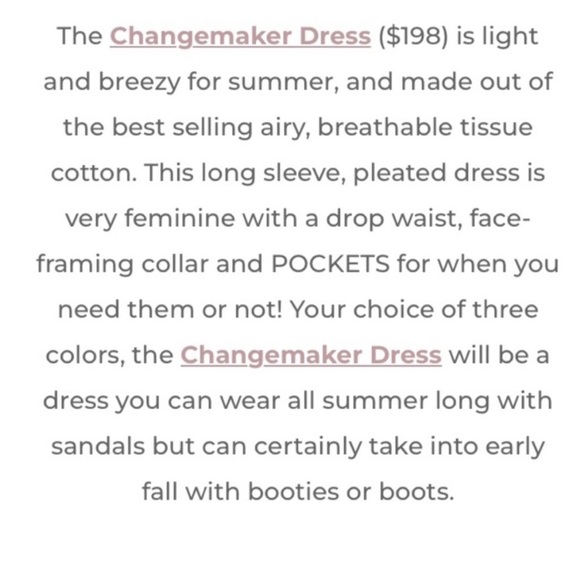 EUC Grayson- The Changemaker Dress. Size See Measurements. - Picture 7 of 9